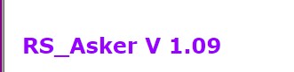 RS_Asker Tutorial