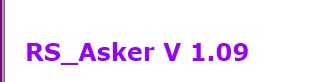 RS_Asker Tutorial