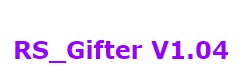 RS_Gifter Tutorial