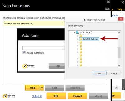 norton-exclusions-folder